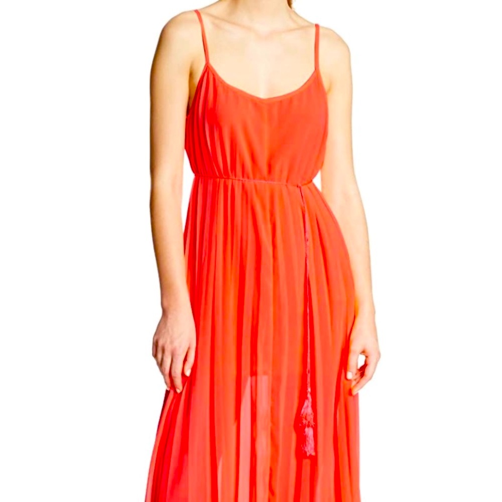 Ark&Co pleated maxi dress size Small